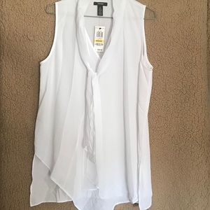 Alfani Sleeveless Asymmetrical Top